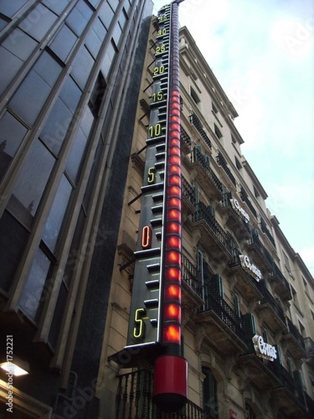 Fototapeta huge thermometer