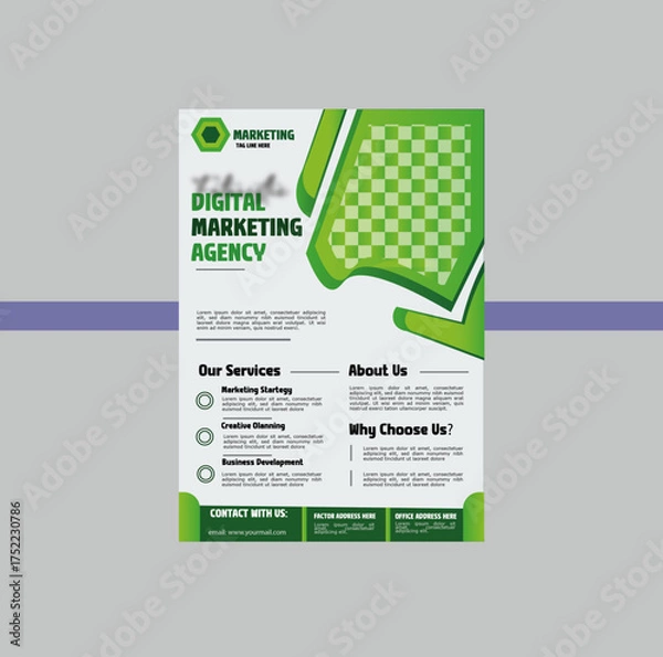 Obraz Corporate Flyer Design