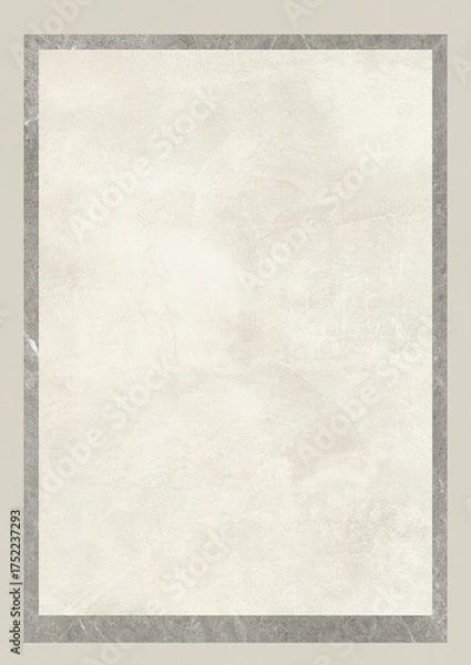 Obraz Blank textured paper with a gray border frame