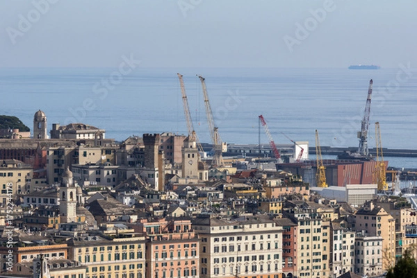 Obraz Gênes et la méditerranée