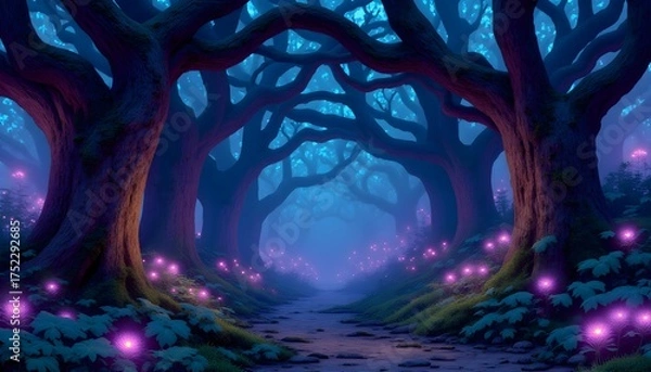 Obraz abstract background with trees