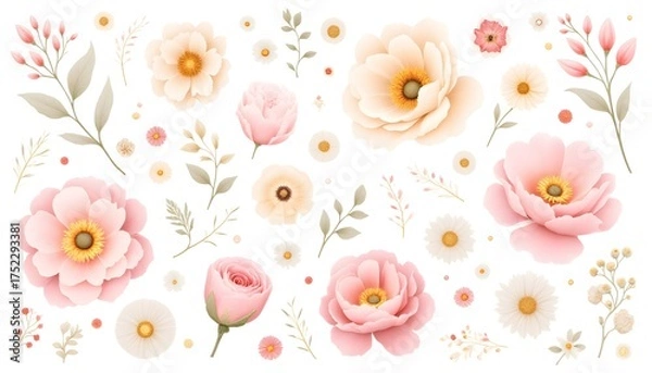 Obraz seamless pattern with flowers