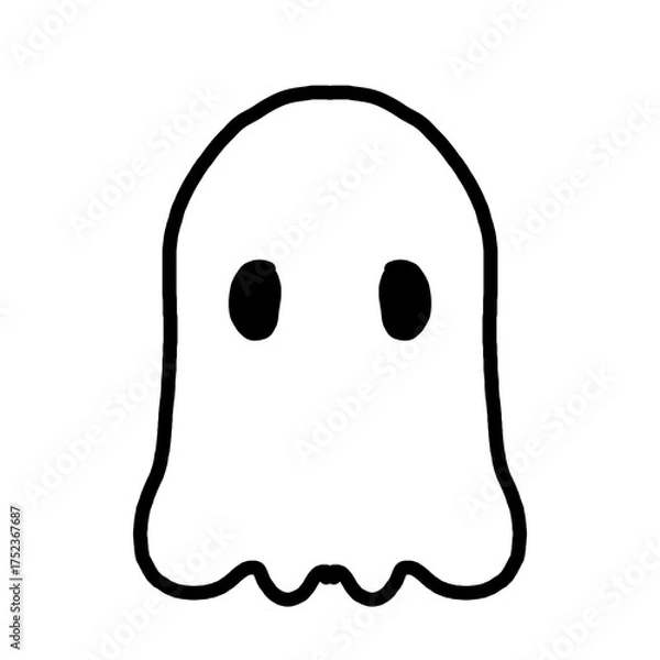 Obraz funny cartoon face