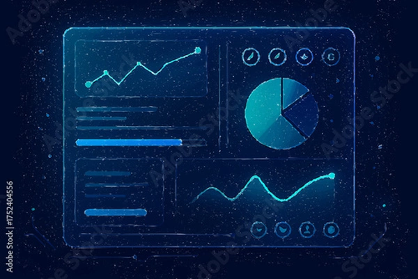 Fototapeta abstract blue background