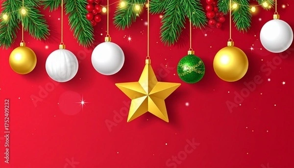 Obraz Festive Ornament Extravaganza