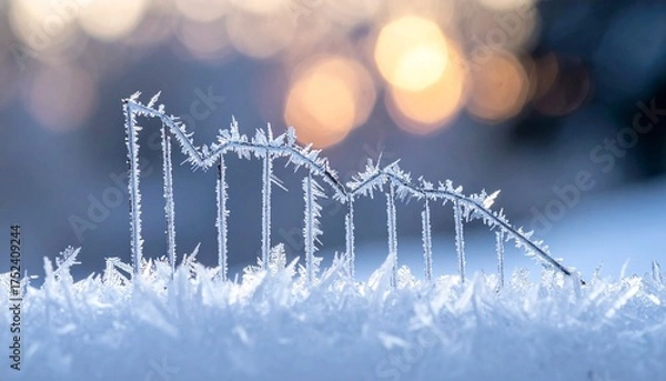 Obraz Frosty Crystal Forest