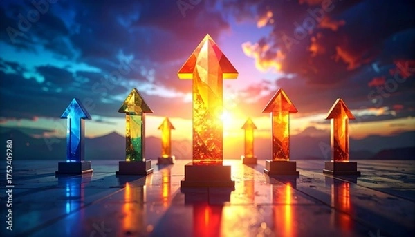 Obraz Rising to New Heights