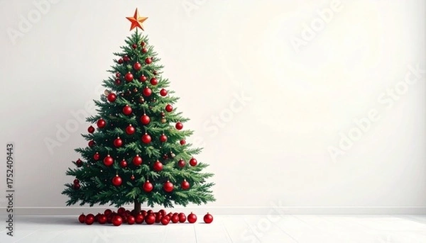 Obraz Elegant Holiday Tree Display