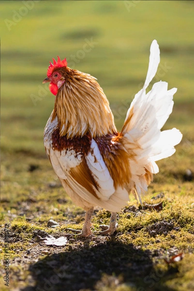 Fototapeta free range chicken