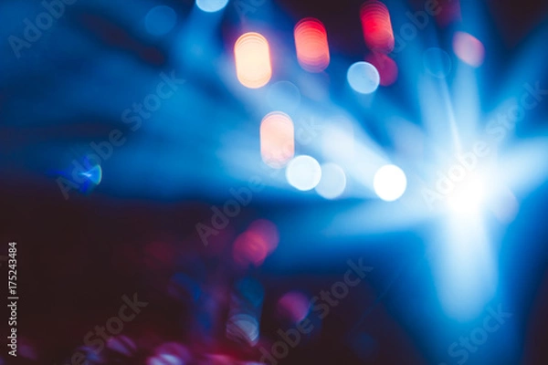 Obraz searchlights at a concert