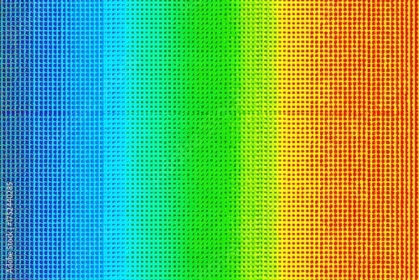Obraz Vibrant Rainbow Gradient Halftone Dot Pattern Background.
