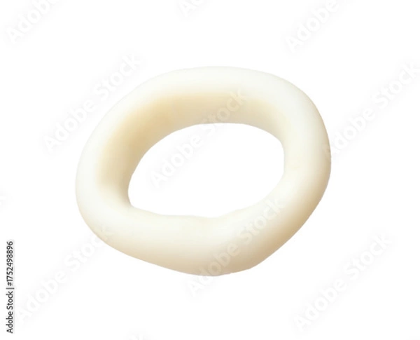 Obraz One fresh squid ring isolated on white