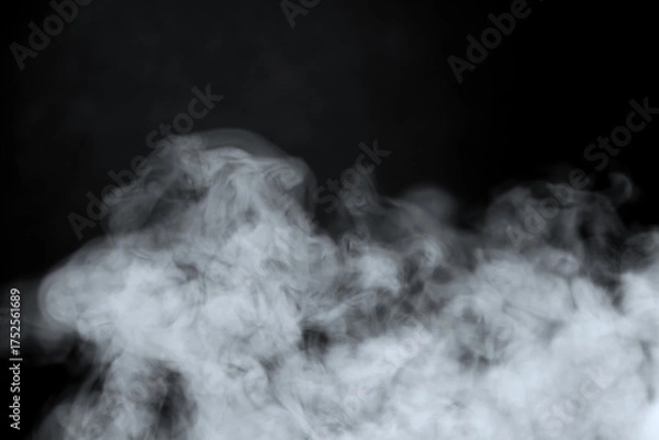 Obraz 黒背景_煙