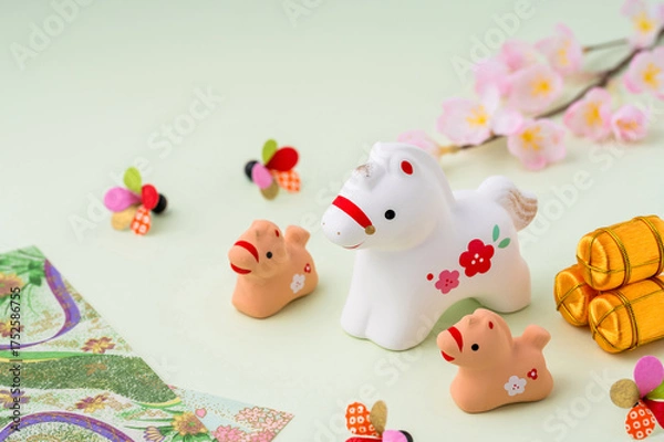 Obraz 新年　2026年　午年
