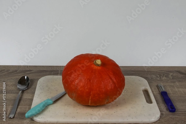 Obraz we make a Halloween pumpkin 3