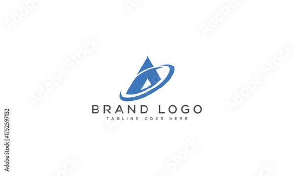 Obraz letter A logo design vector template design for brand.