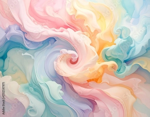 Obraz Pastel swirl
