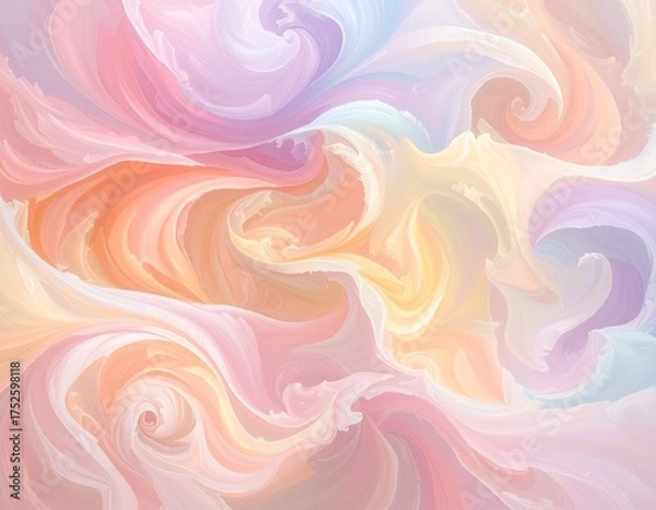 Obraz Pastel swirl