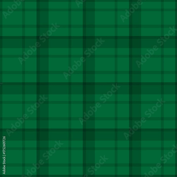 Obraz チェック柄　クリスマス配色