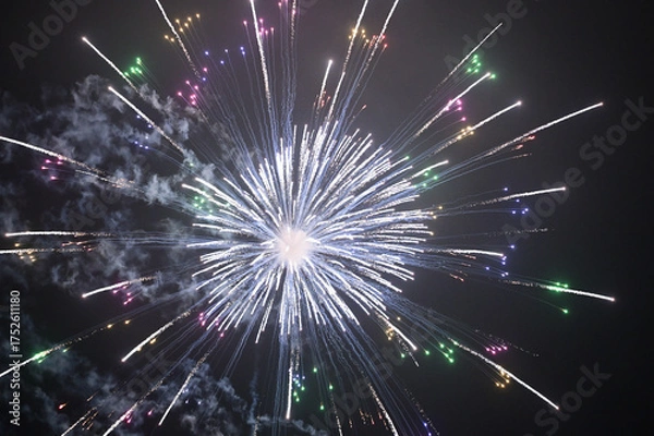 Obraz 夜空を彩る花火