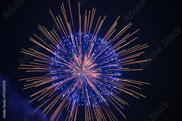 Obraz 夜空を彩る花火