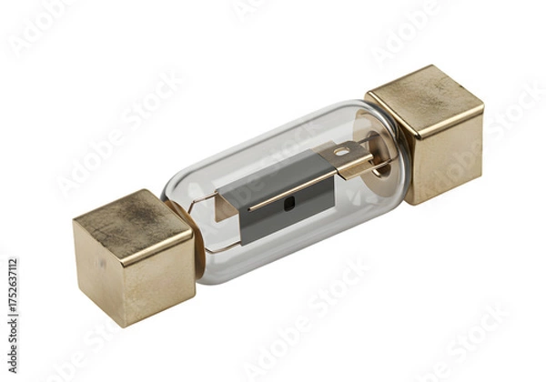 Fototapeta Small Glass Fuse on transparent background