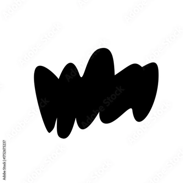 Obraz Liquid Organic Abstract Shape 