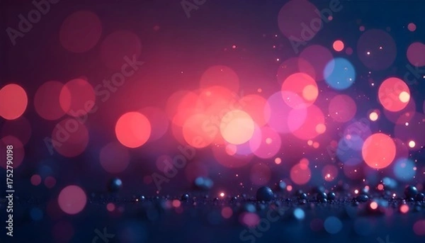 Obraz abstract unfocussed gradient background, multicolored blurry spots and bokeh lights