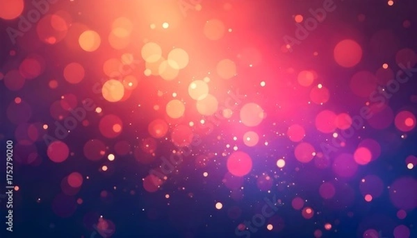 Obraz abstract unfocussed gradient background, multicolored blurry spots and bokeh lights