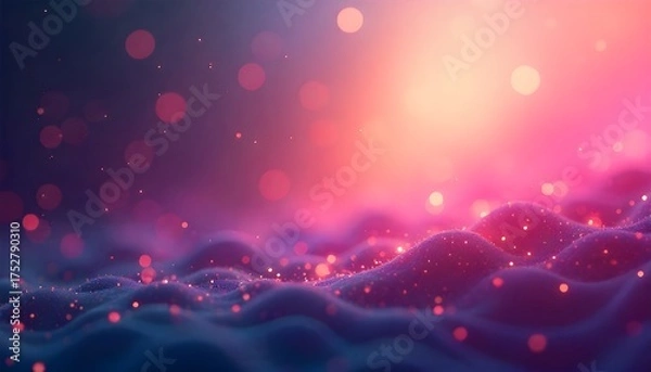 Obraz abstract unfocussed gradient background, multicolored blurry spots and bokeh lights
