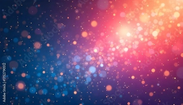 Obraz abstract unfocussed gradient background, multicolored blurry spots and bokeh lights