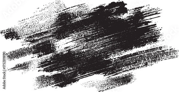 Fototapeta Grunge textured banner with rough edges and scratched surface overlay for vintage distressed design effects