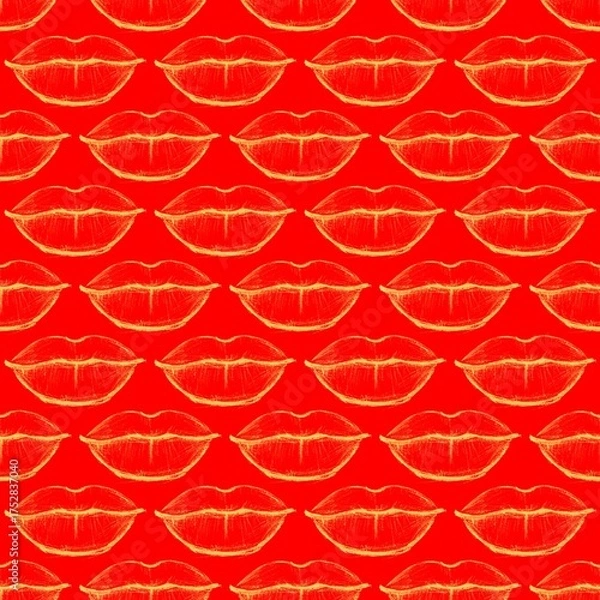 Obraz Lips pattern 
