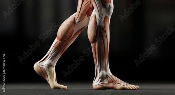 Obraz Leg Muscle Structure