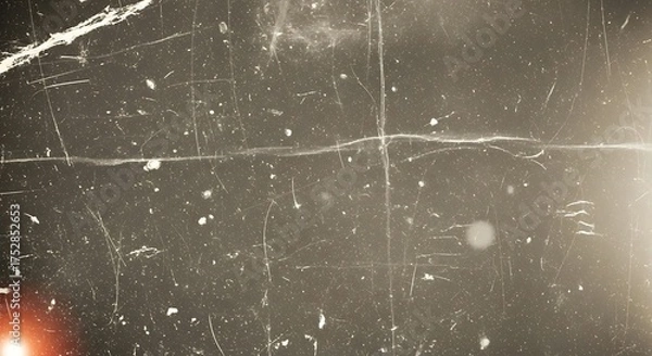 Fototapeta Aged grunge background with scratches and dust for vintage or retro designs