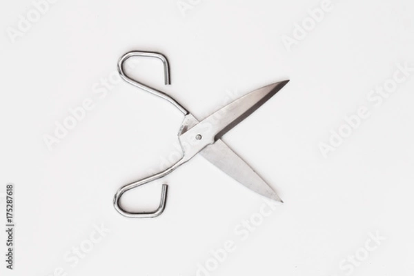 Obraz scissors isolated on white background