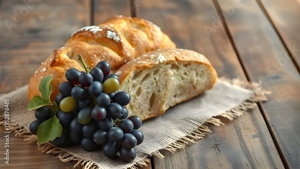 Obraz bread and grapes