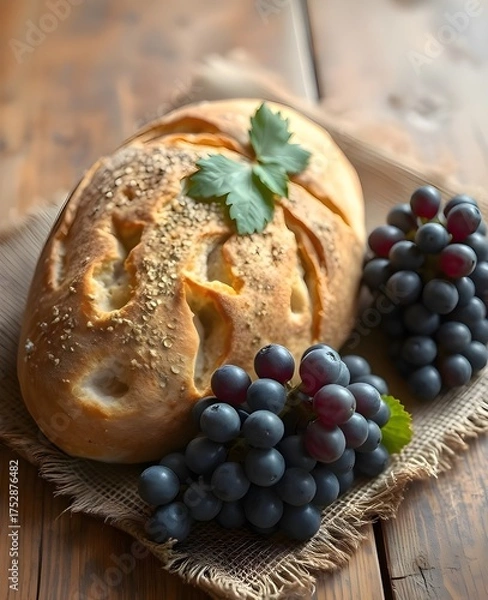 Obraz bread and grapes