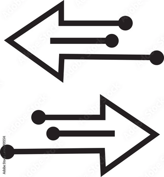 Fototapeta Transfer icon