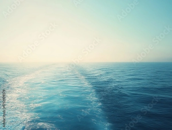 Obraz Calm ocean wake