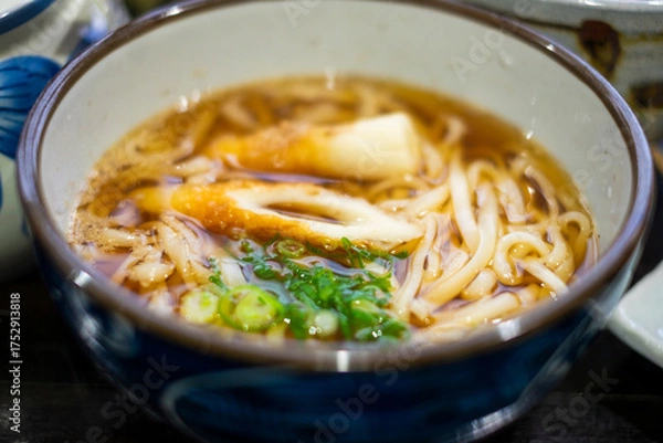 Fototapeta ちくわ入りうどん