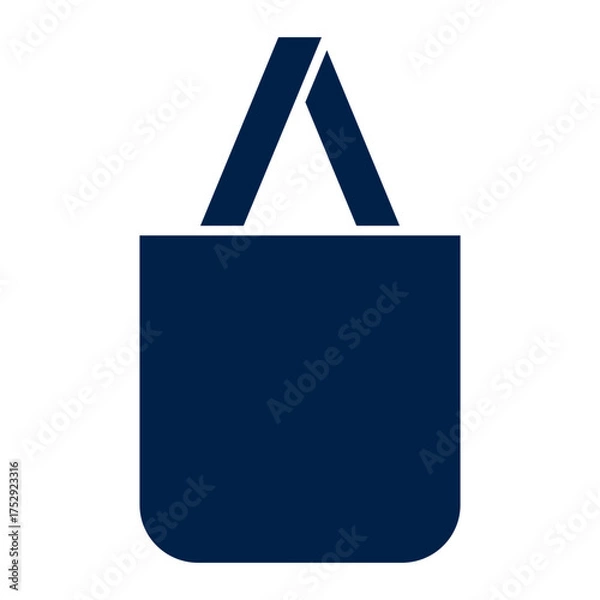 Obraz Tote bag vector illustration icon