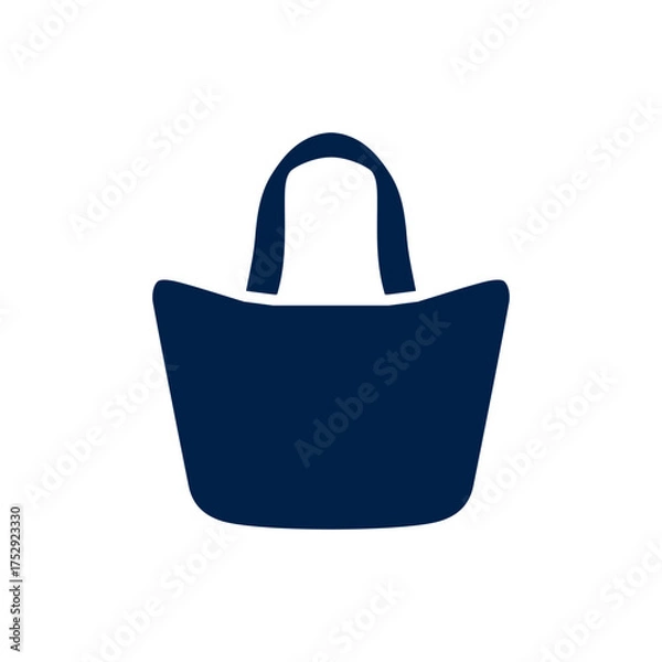 Obraz Tote bag vector illustration icon