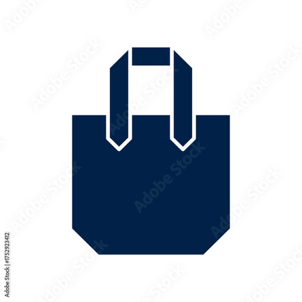 Obraz Tote bag vector illustration icon