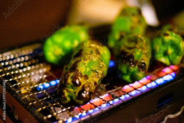 Obraz ピーマンの丸焼き