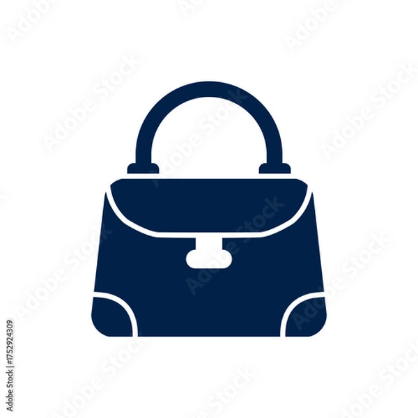 Obraz Hand bag vector illustration icon