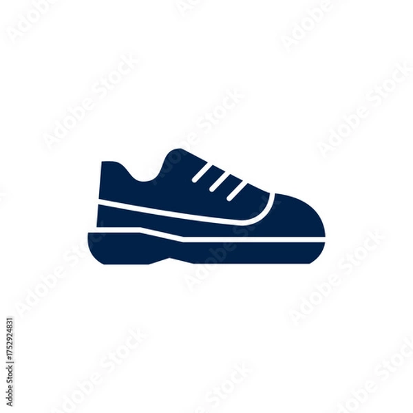 Obraz Running shoes vector illustration icon
