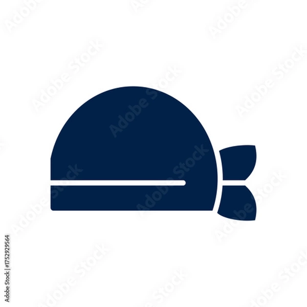 Obraz Bandana head vector illustration icon