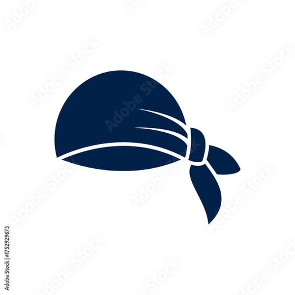 Obraz Bandana head vector illustration icon