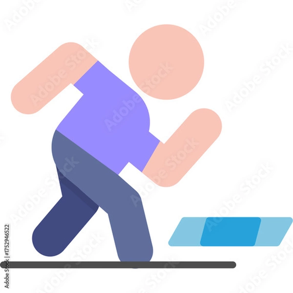 Fototapeta Trip Falling Icon